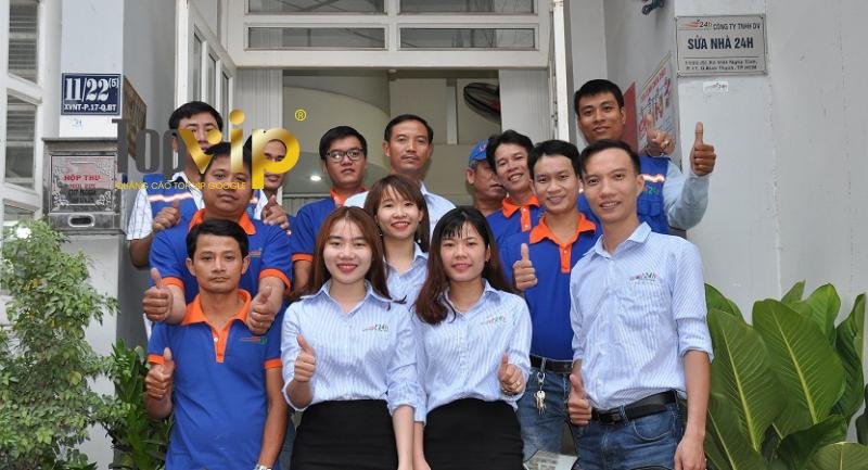 Đội ngũ nhân viên của Sửa nhà 24h