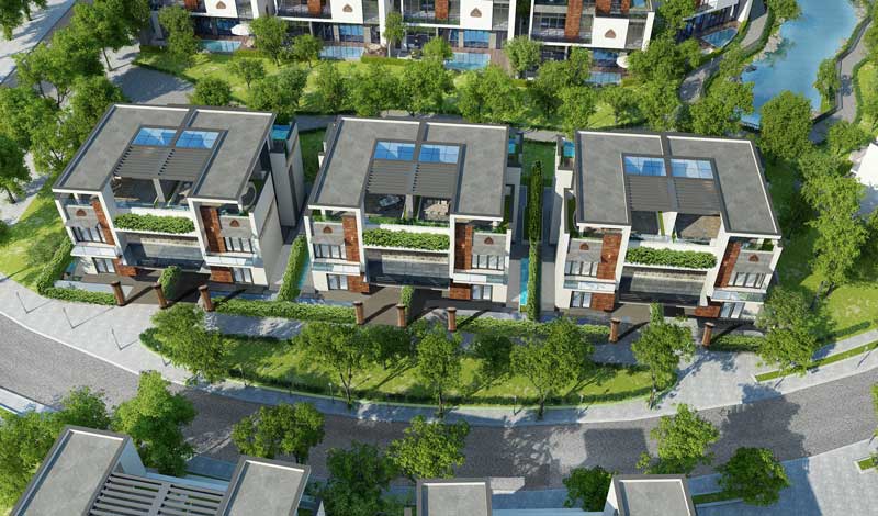 Thiết kế biệt thự song lập FLC Eco Charm Đà Nẵng